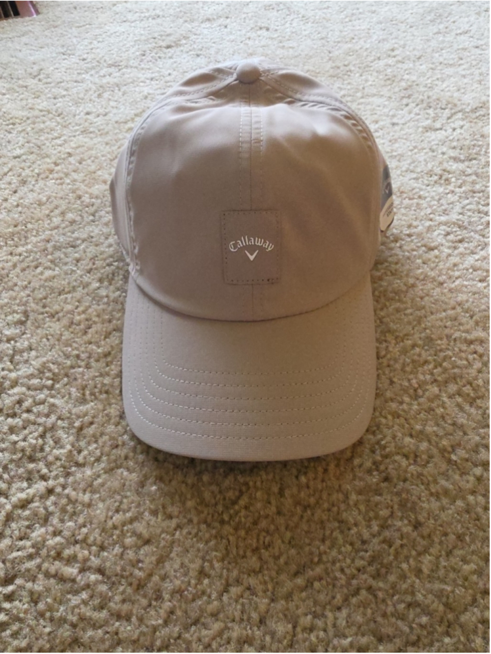 Callaway Golf Cap Khaki Adjustable Training Aid Hat